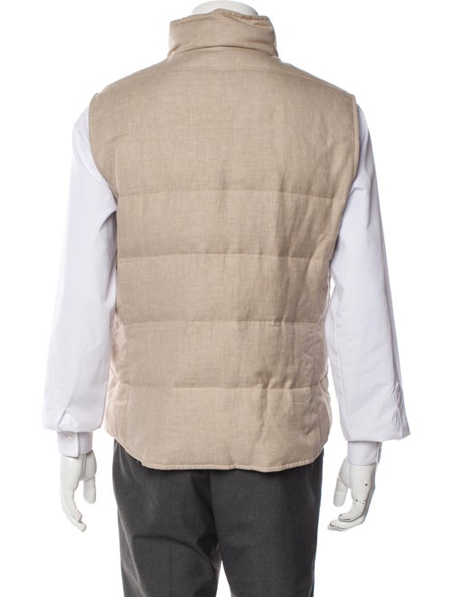 Brunello Cucinelli Wool Plaid Print Vest