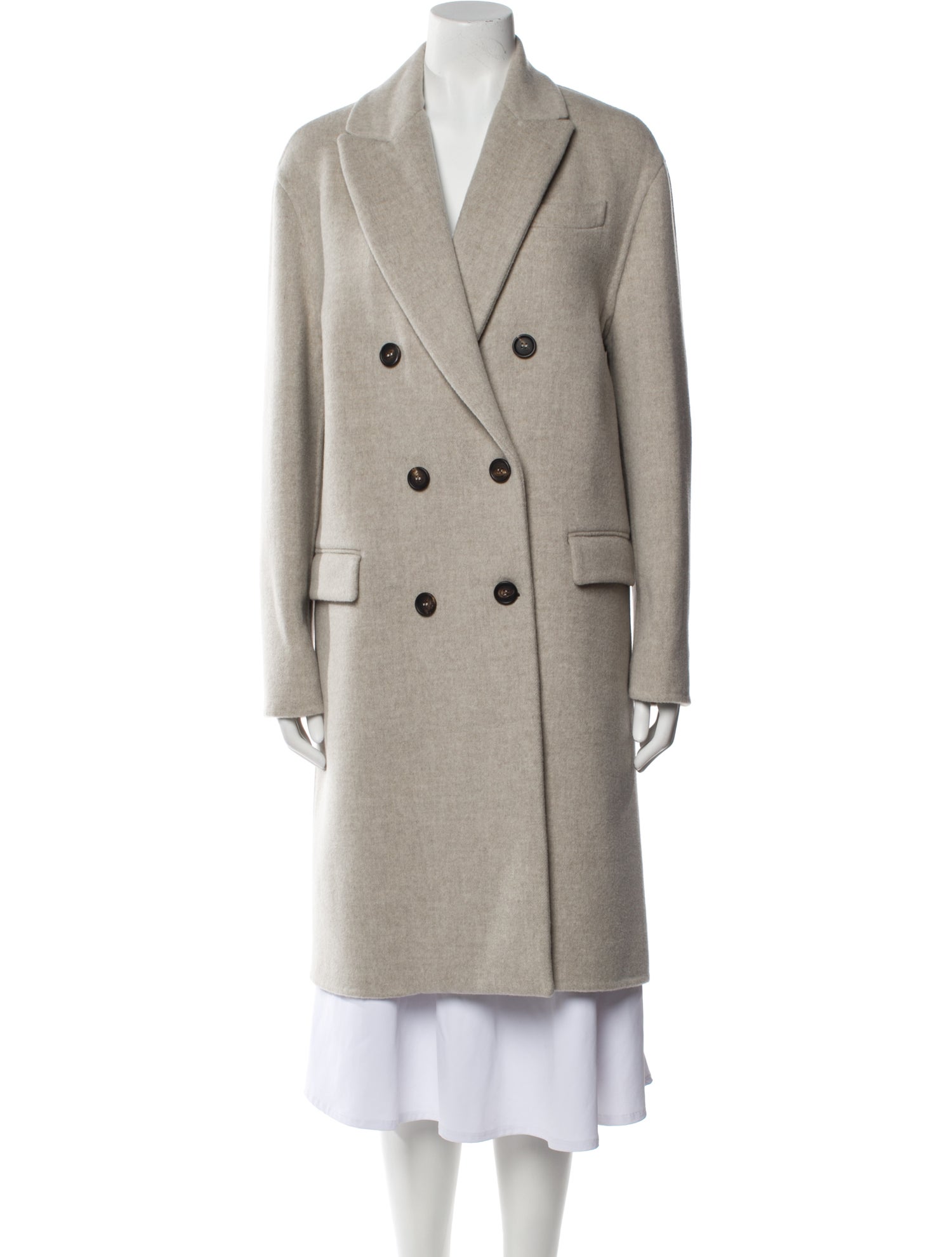 Brunello Cucinelli Virgin Wool Peacoat w/ Tags