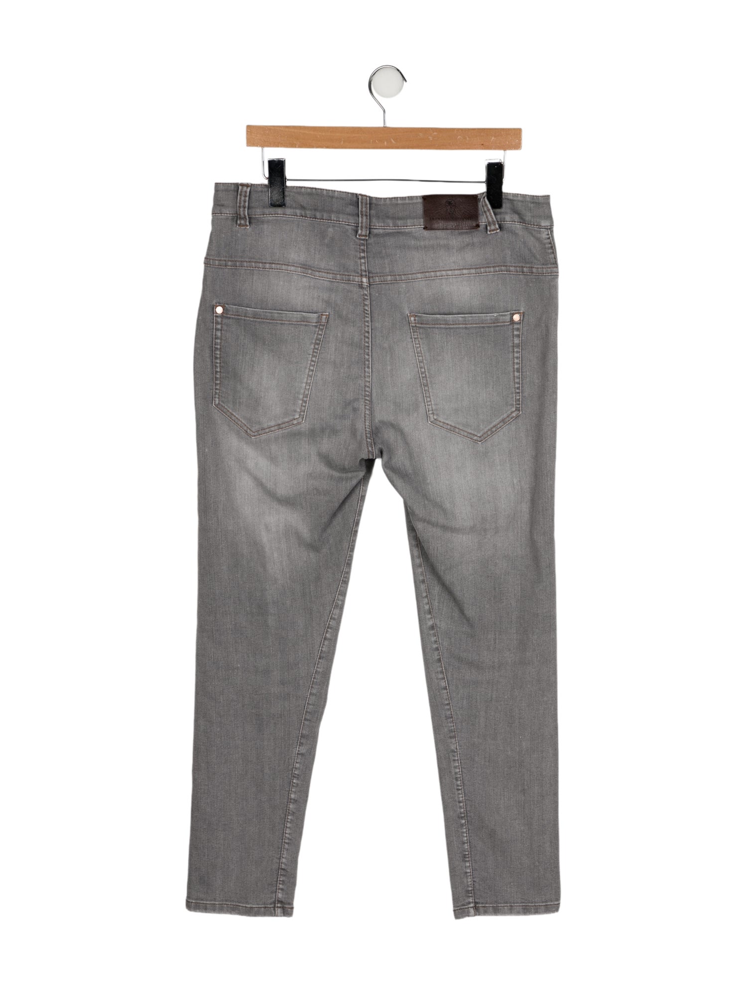 Brunello Cucinelli Mid-Rise Straight Leg Jeans