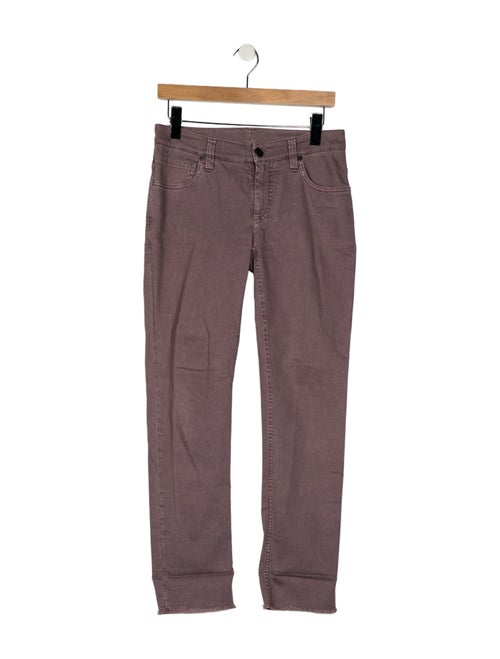 Brunello Cucinelli Mid-Rise Straight Leg Jeans