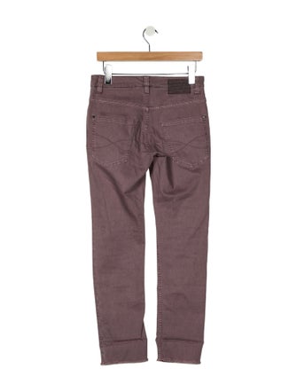 Brunello Cucinelli Mid-Rise Straight Leg Jeans