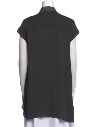 Brunello Cucinelli V-Neck Short Sleeve Polo