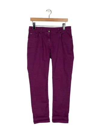 Brunello Cucinelli Mid-Rise Straight Leg Jeans