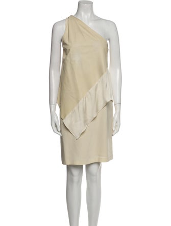 Brunello Cucinelli Leather Mini Dress
