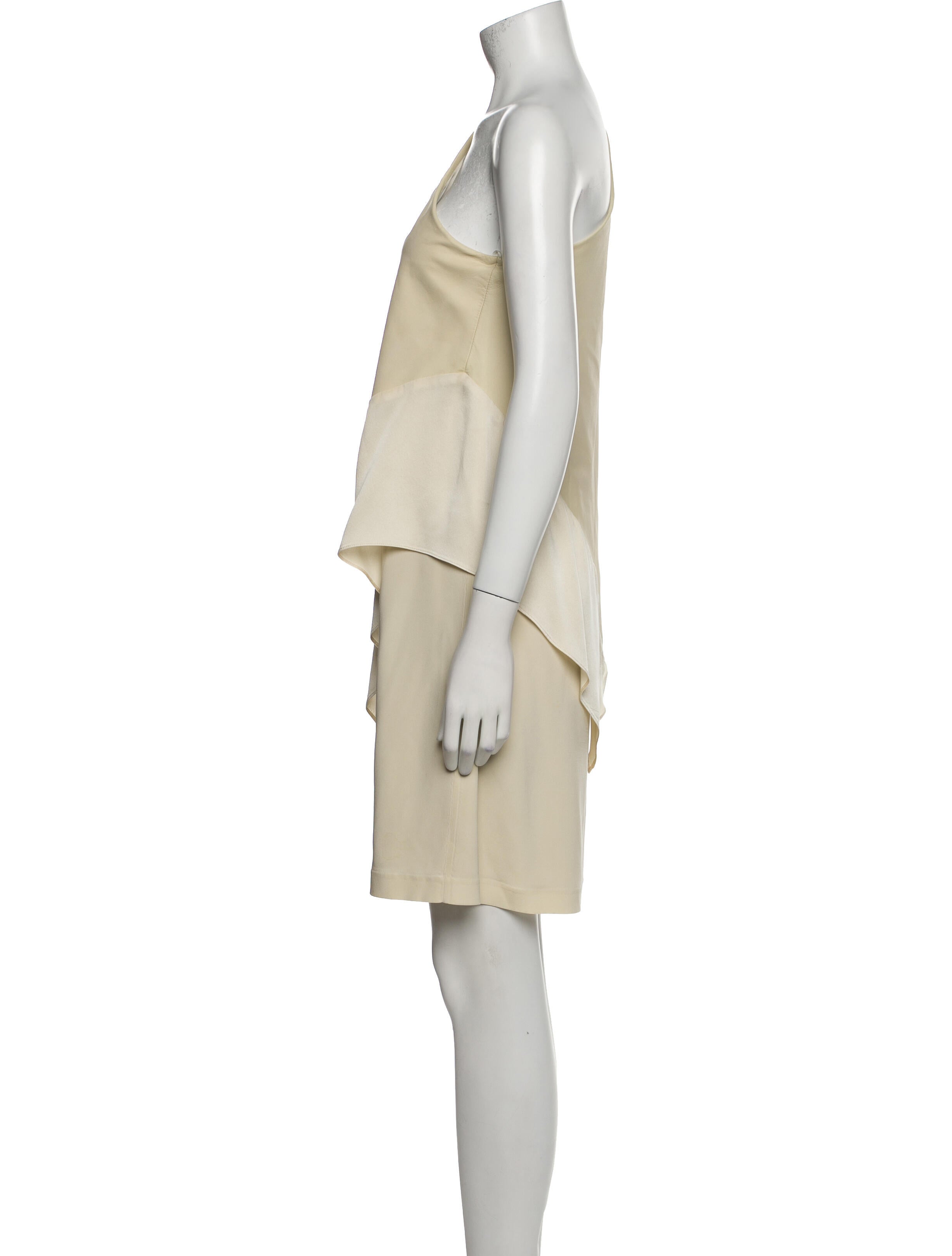 Brunello Cucinelli Leather Mini Dress