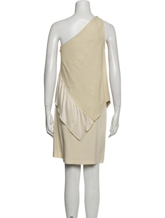 Brunello Cucinelli Leather Mini Dress