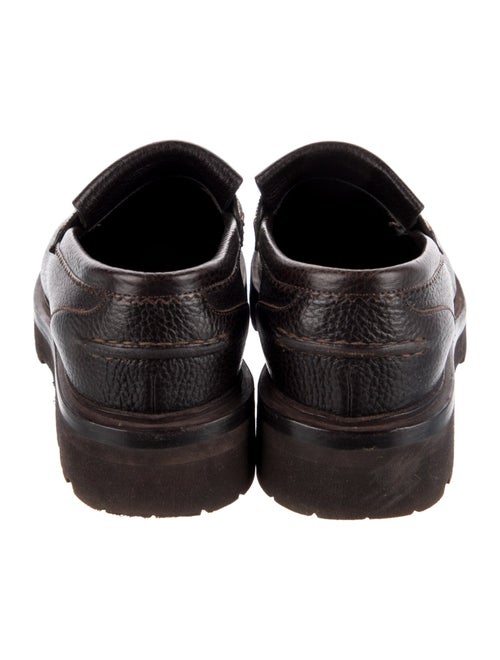 Brunello Cucinelli Monili Leather Loafers