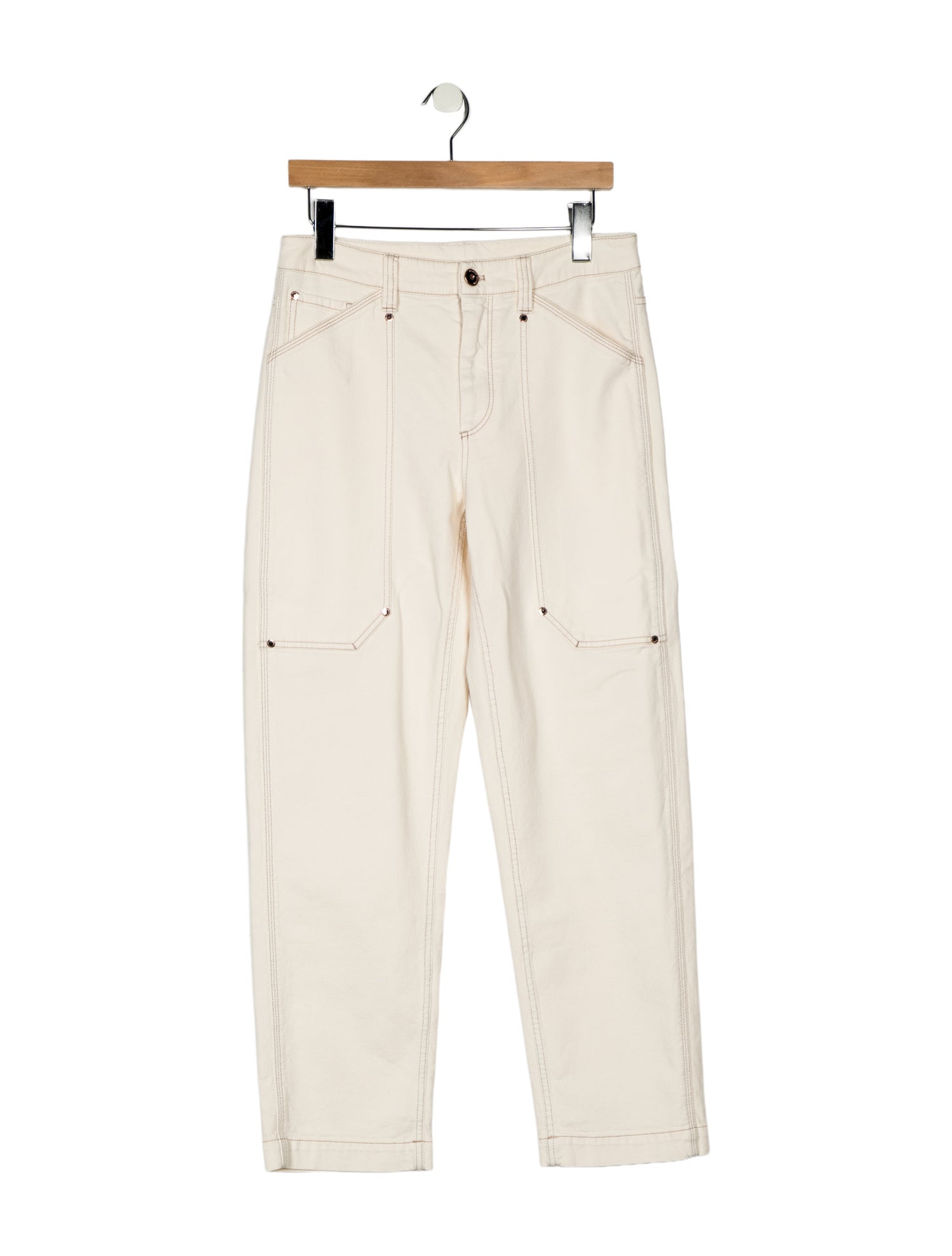 Brunello Cucinelli Mid-Rise Straight Leg Jeans w/ Tags