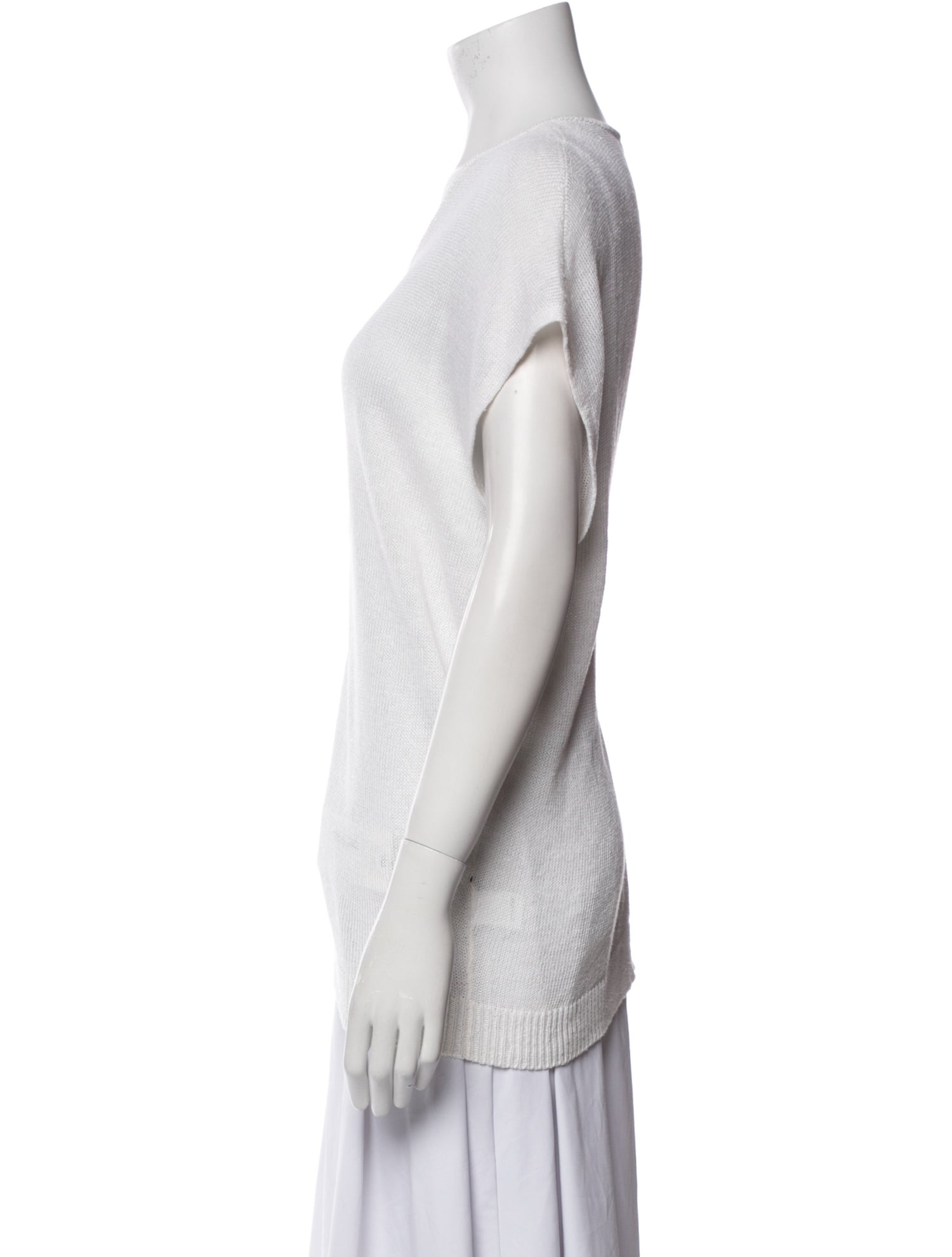 Brunello Cucinelli Linen V-Neck Sweater