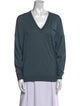 Brunello Cucinelli V-Neck Long Sleeve Sweatshirt