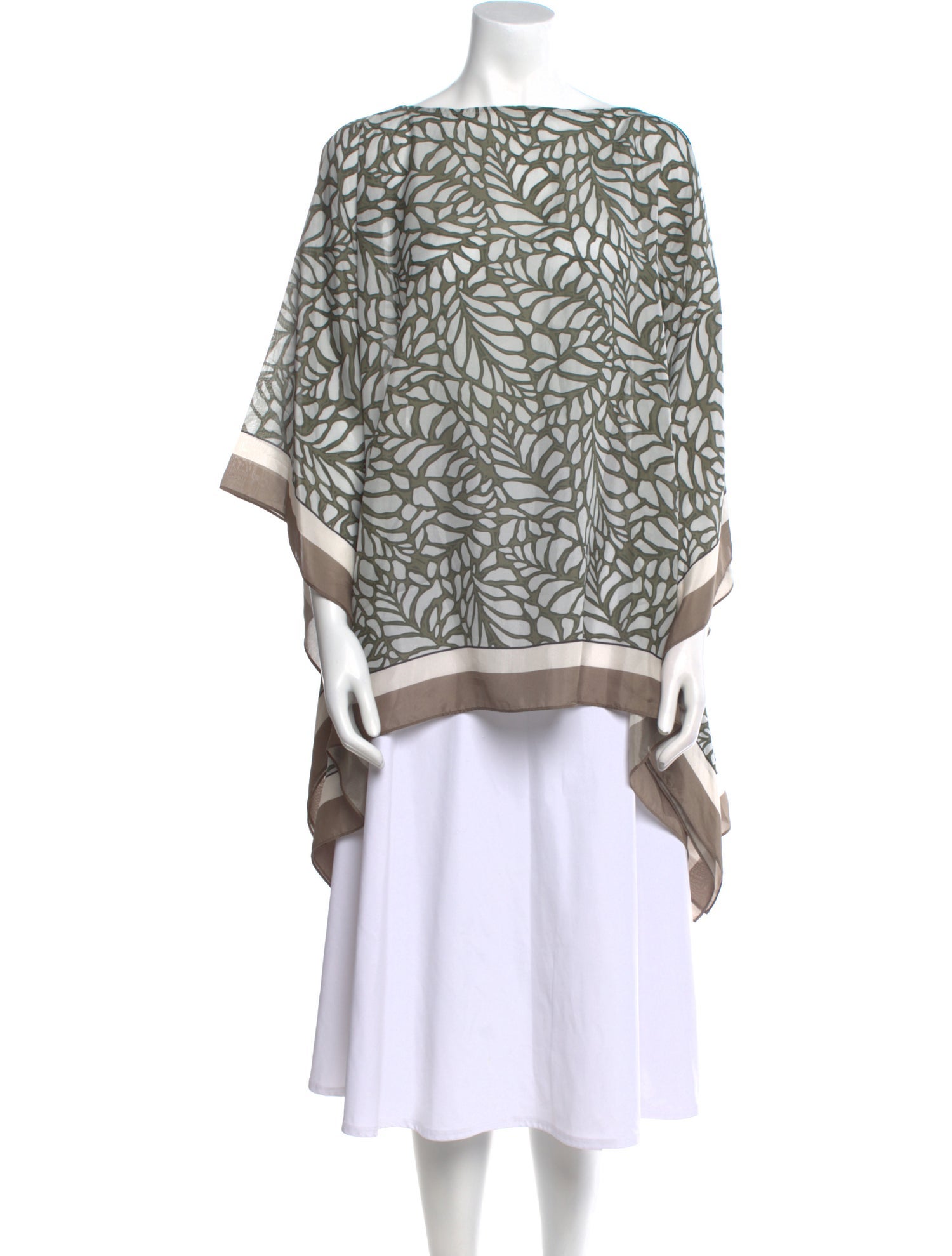 Brunello Cucinelli Silk Printed Tunic