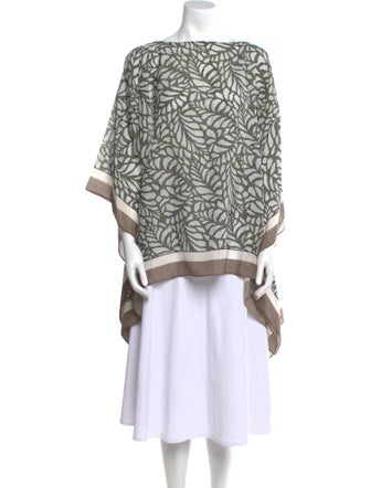 Brunello Cucinelli Silk Printed Tunic