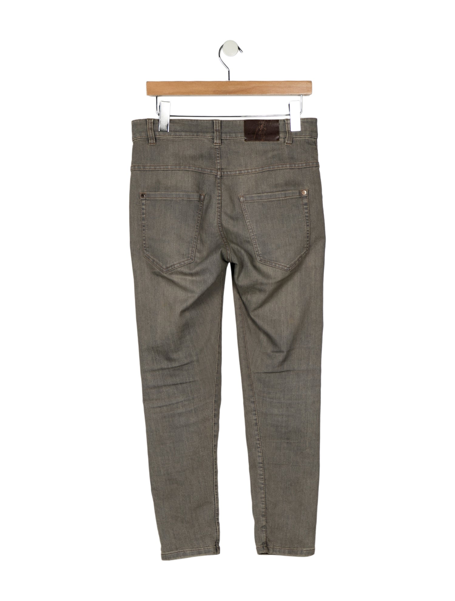 Brunello Cucinelli Mid-Rise Straight Leg Jeans