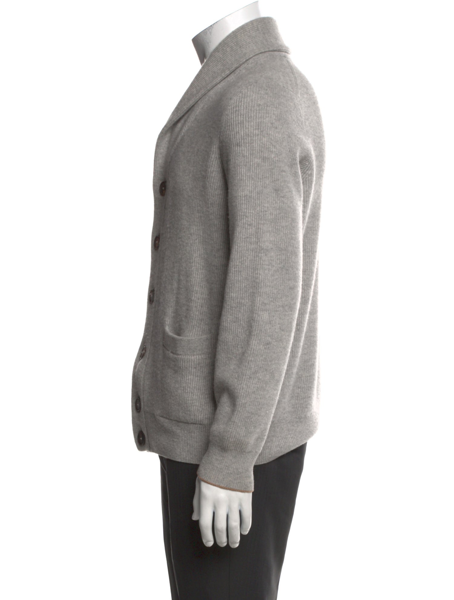 Brunello Cucinelli Cashmere Mock Neck Cardigan