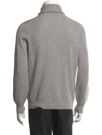 Brunello Cucinelli Cashmere Mock Neck Cardigan