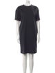 Brunello Cucinelli Crew Neck Knee-Length Dress