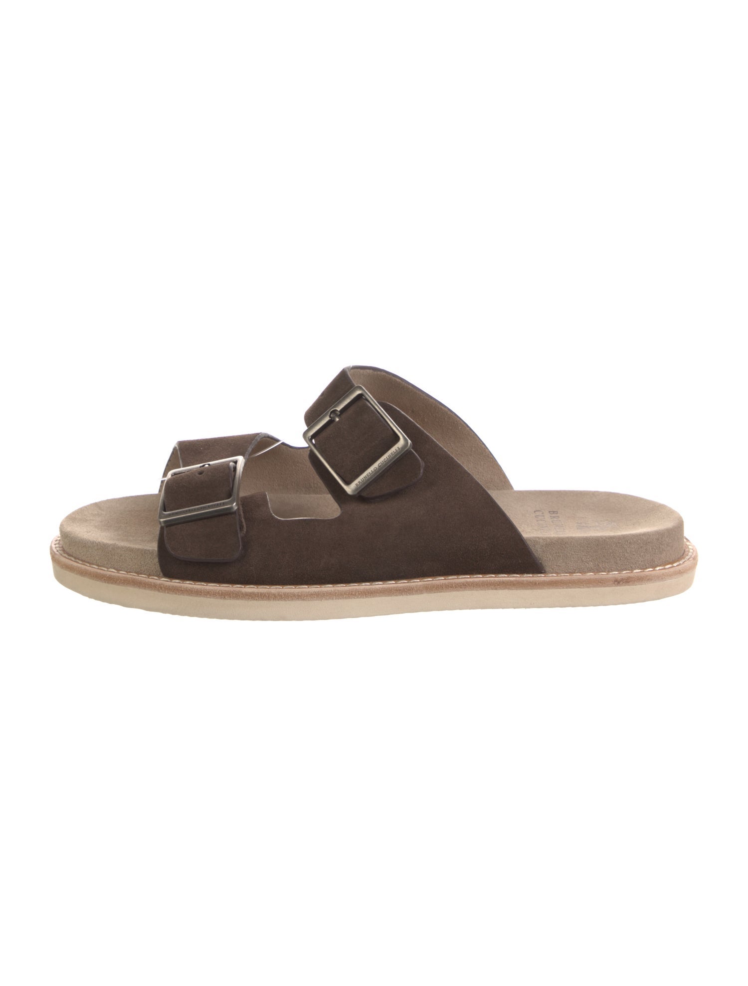 Brunello Cucinelli Suede Slides