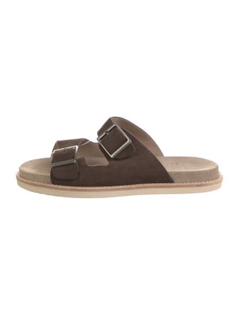 Brunello Cucinelli Suede Slides