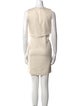 Brunello Cucinelli Crew Neck Mini Dress