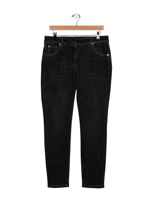 Brunello Cucinelli Mid-Rise Straight Leg Jeans