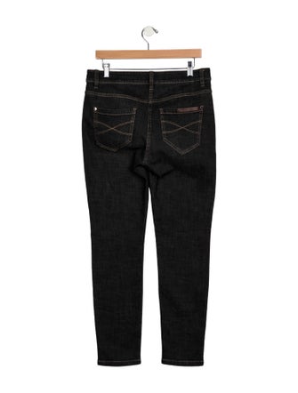 Brunello Cucinelli Mid-Rise Straight Leg Jeans