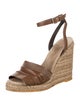 Brunello Cucinelli Monili Leather Espadrilles