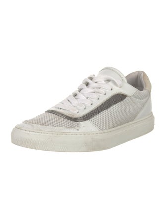 Brunello Cucinelli Monili Leather Sneakers