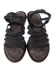 Brunello Cucinelli Leather Gladiator Sandals