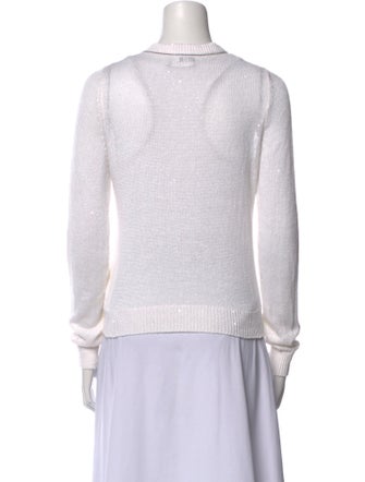 Brunello Cucinelli Linen Crew Neck Sweater