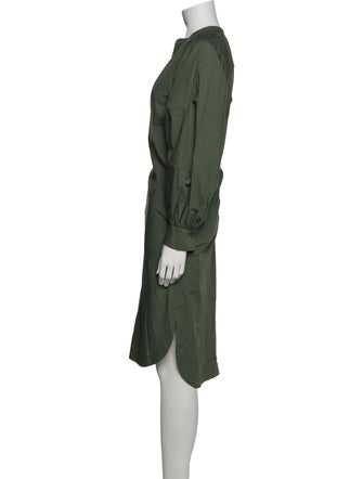 Brunello Cucinelli V-Neck Midi Length Dress