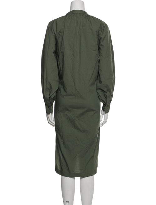 Brunello Cucinelli V-Neck Midi Length Dress