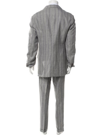 Brunello Cucinelli Wool Striped Two-Piece Suit