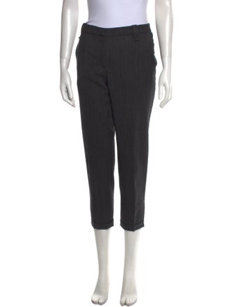 Brunello Cucinelli Virgin Wool Straight Leg Pants