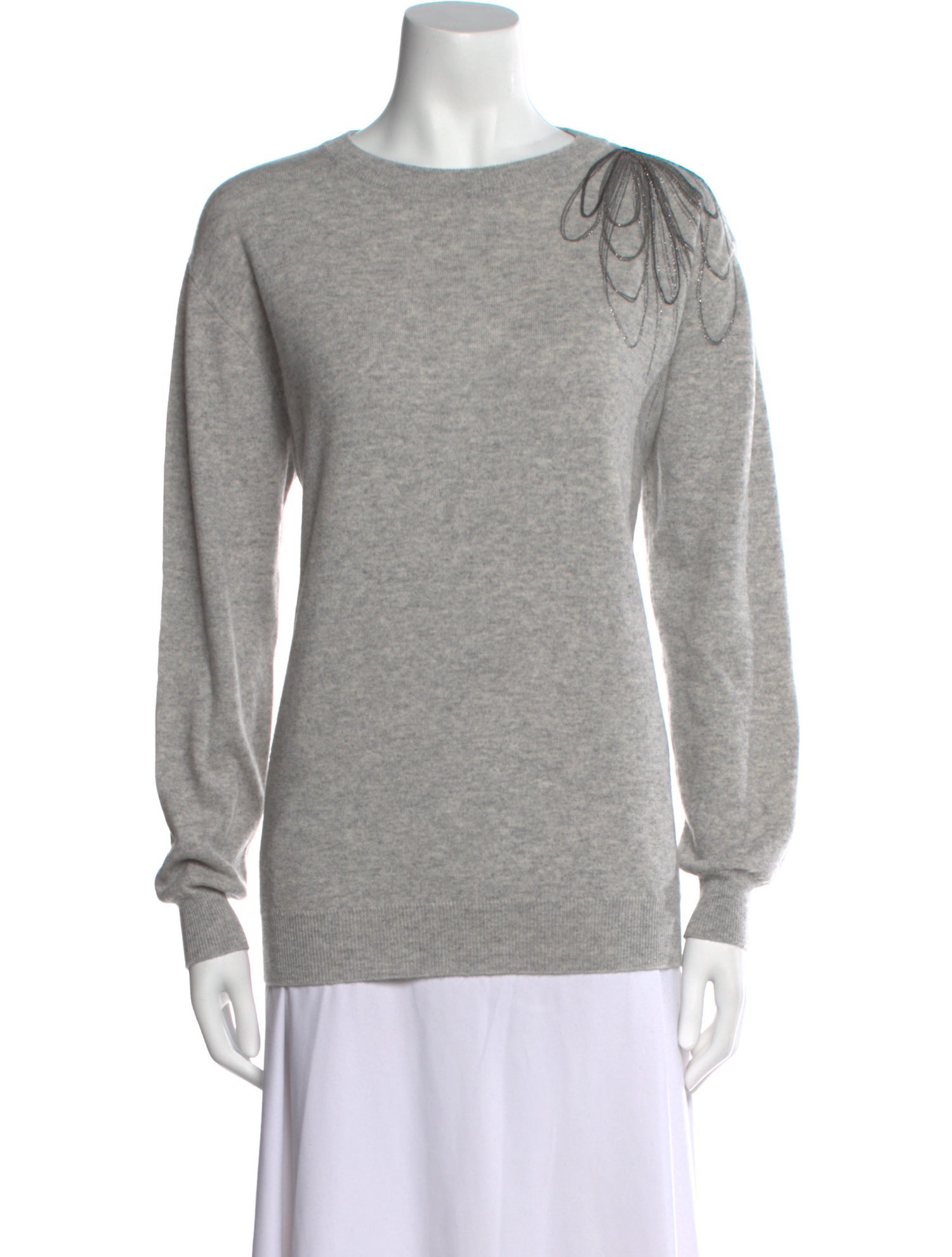Brunello Cucinelli Cashmere Bateau Neckline Sweater