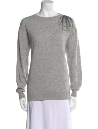 Brunello Cucinelli Cashmere Bateau Neckline Sweater