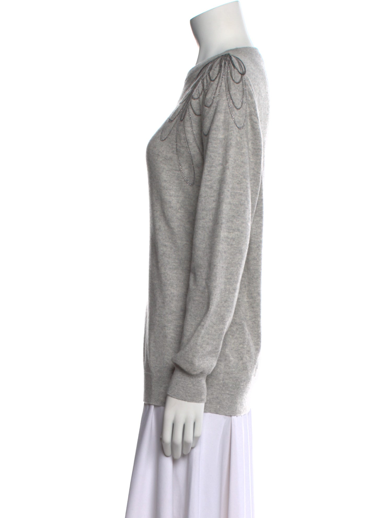 Brunello Cucinelli Cashmere Bateau Neckline Sweater
