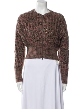 Brunello Cucinelli Mohair Printed Sweater