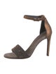 Brunello Cucinelli Monili Suede Sandals