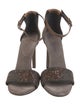 Brunello Cucinelli Monili Suede Sandals