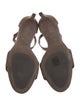 Brunello Cucinelli Monili Suede Sandals