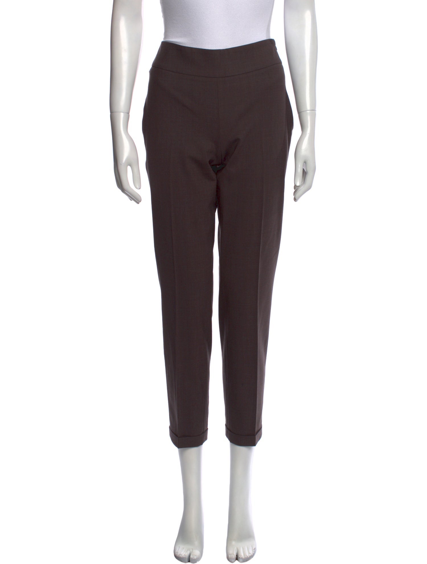 Brunello Cucinelli Virgin Wool Straight Leg Pants