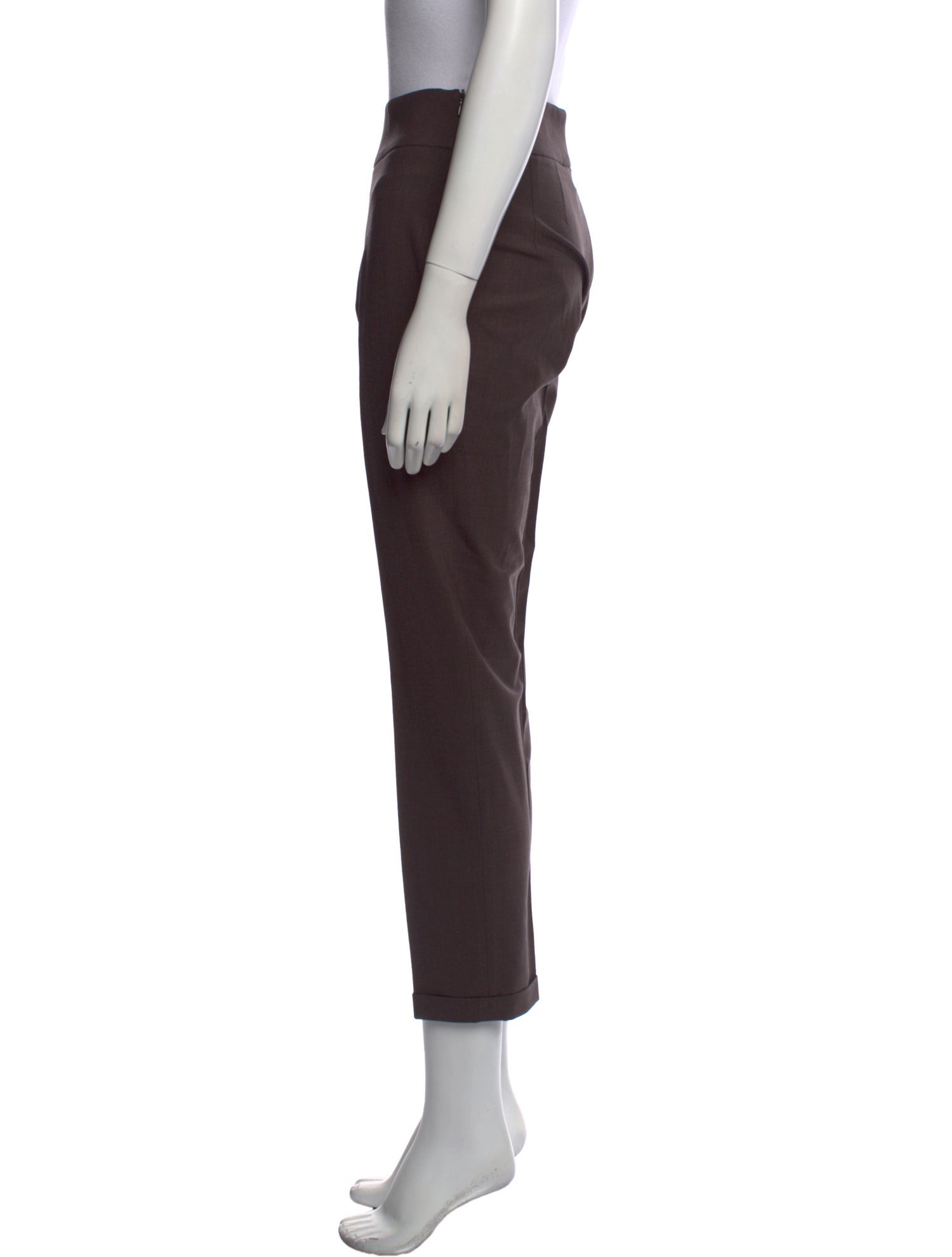 Brunello Cucinelli Virgin Wool Straight Leg Pants