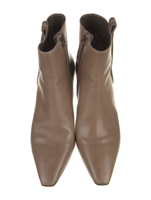 Brunello Cucinelli Monili Leather Boots