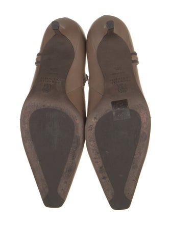 Brunello Cucinelli Monili Leather Boots