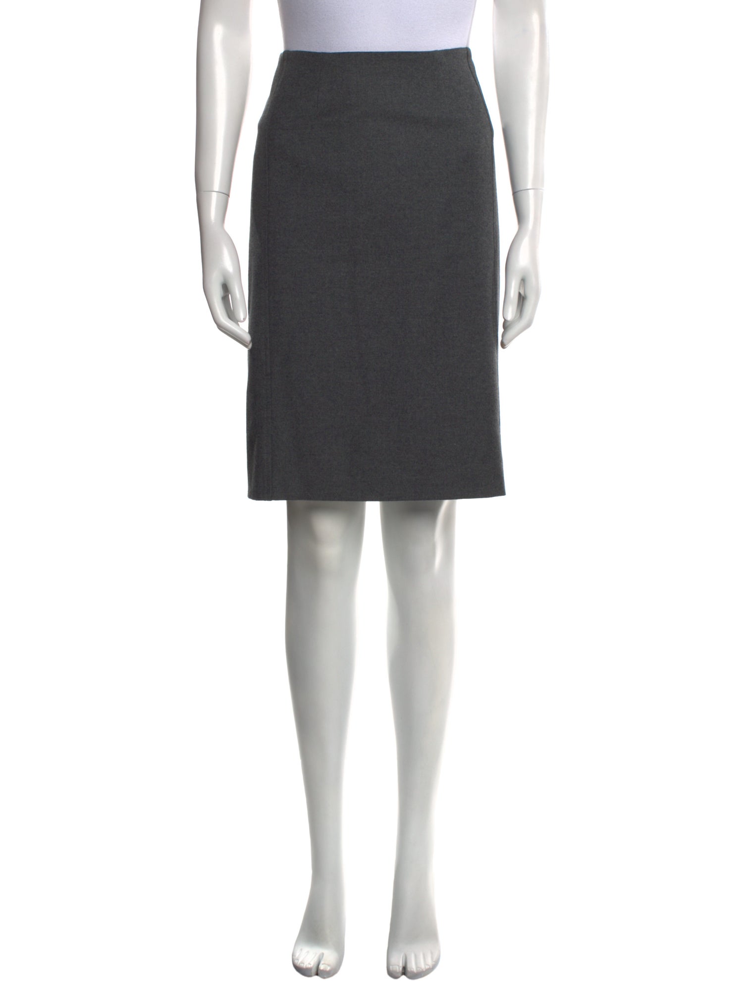 Brunello Cucinelli Virgin Wool Knee-Length Skirt