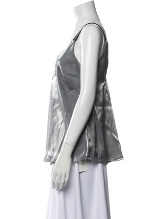 Brunello Cucinelli V-Neck Sleeveless Top