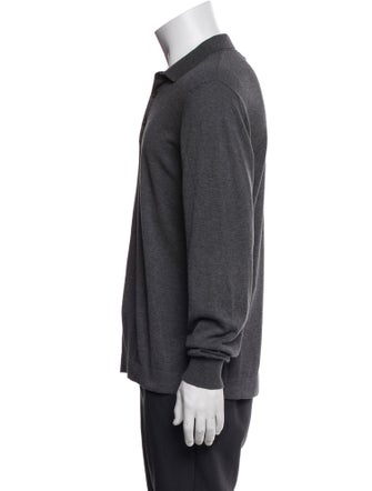 Brunello Cucinelli Crew Neck Long Sleeve Polo Shirt