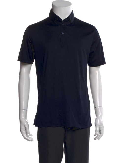Brunello Cucinelli Silk Crew Neck Polo Shirt