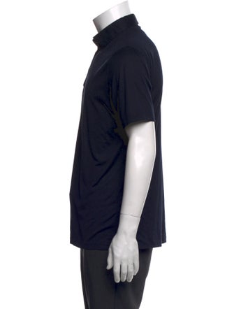 Brunello Cucinelli Silk Crew Neck Polo Shirt