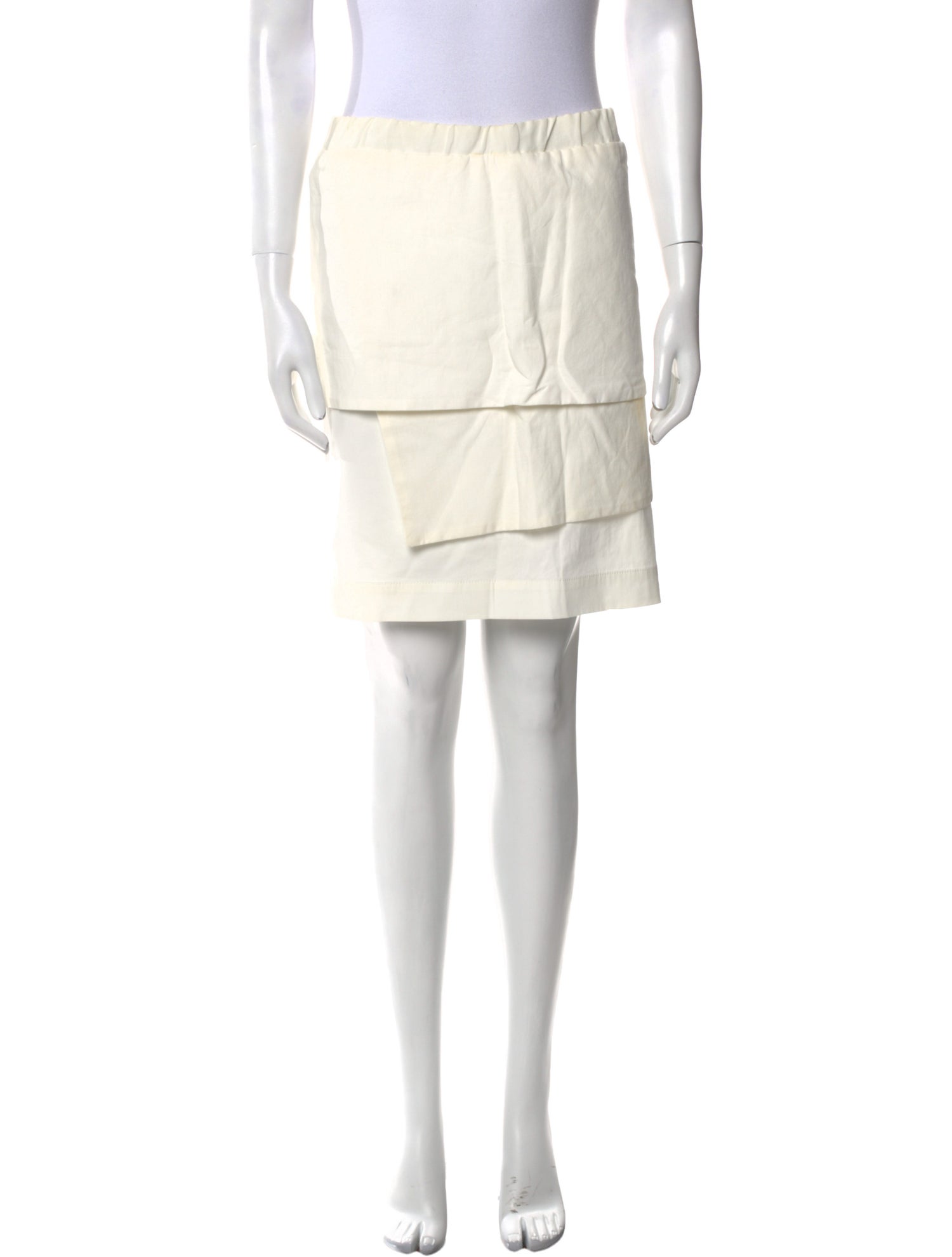 Brunello Cucinelli Pleated Accents Mini Skirt